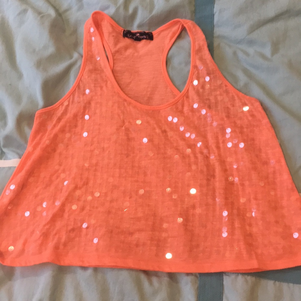 Sequence neon orange top